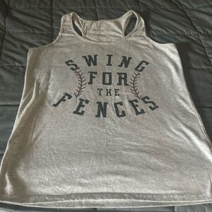 baseball tank size small